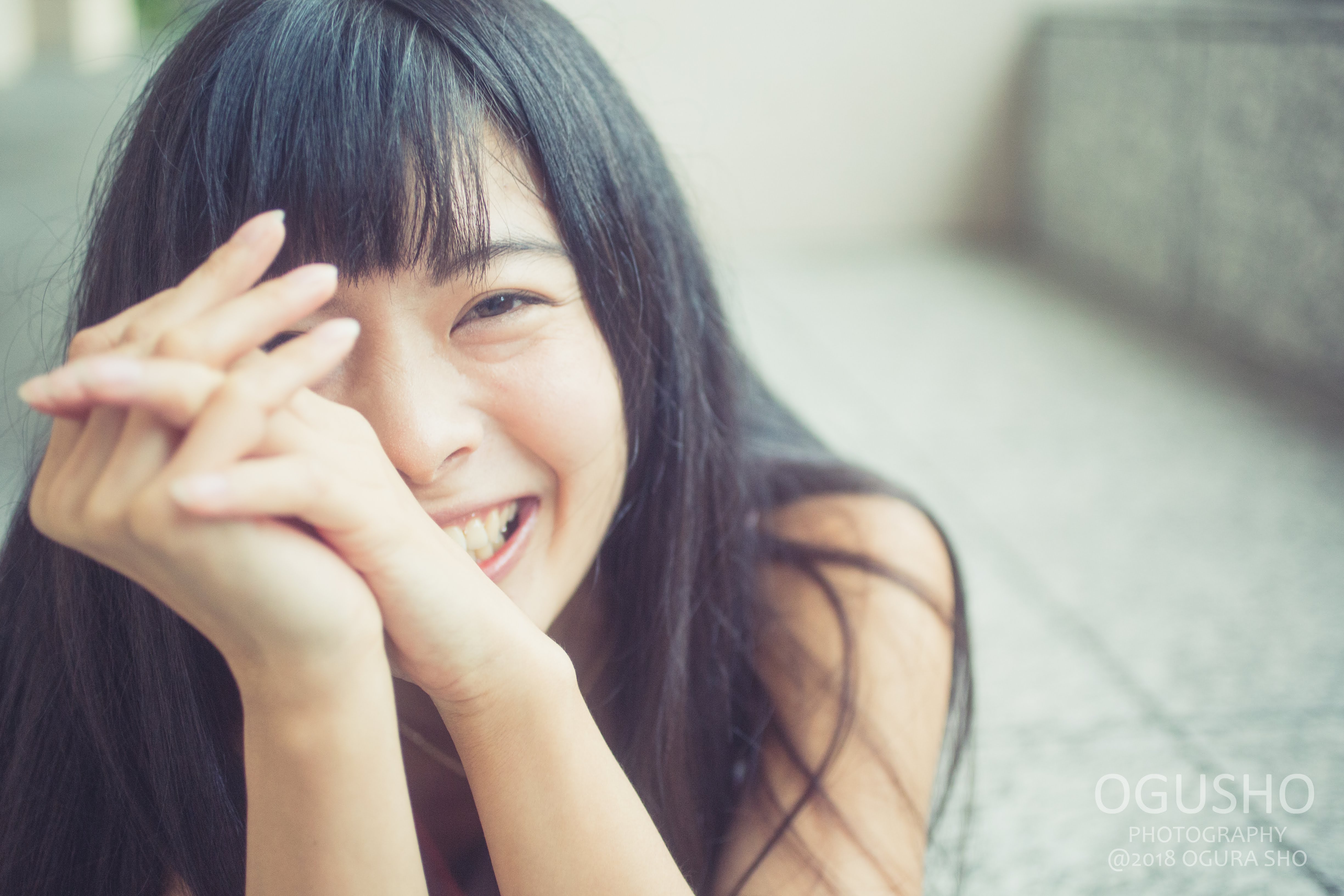 笑顔のポートレート作例